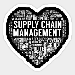 Supply Chain Management Heart Sticker